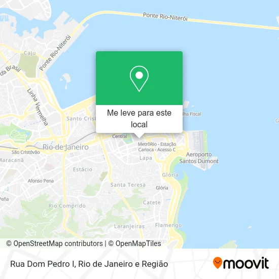 Rua Dom Pedro I mapa