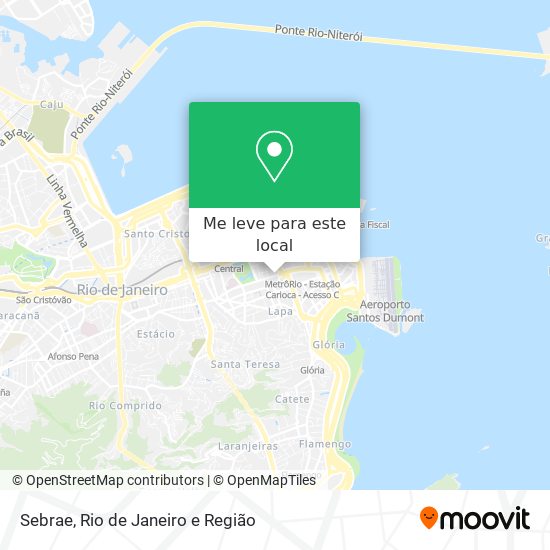 Sebrae mapa