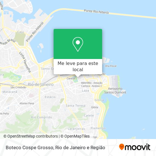 Boteco Cospe Grosso mapa