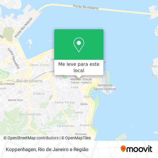 Koppenhagen mapa