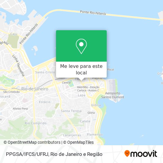 PPGSA/IFCS/UFRJ mapa