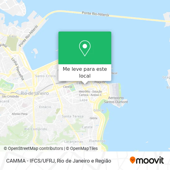 CAMMA - IFCS/UFRJ mapa