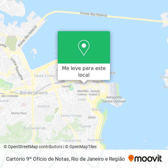 Cartório 9º Ofício de Notas mapa