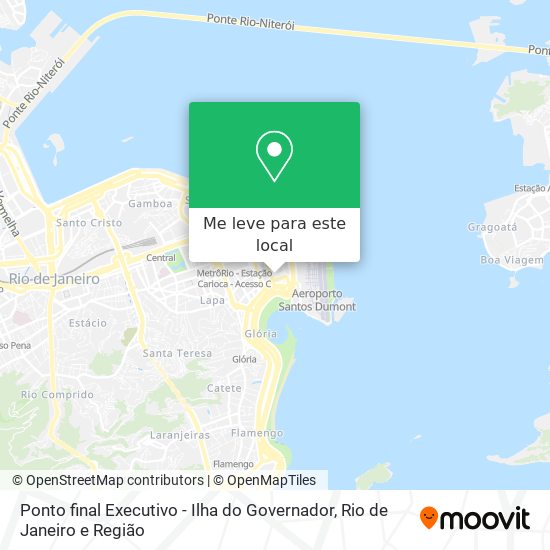 Ponto final Executivo - Ilha do Governador mapa