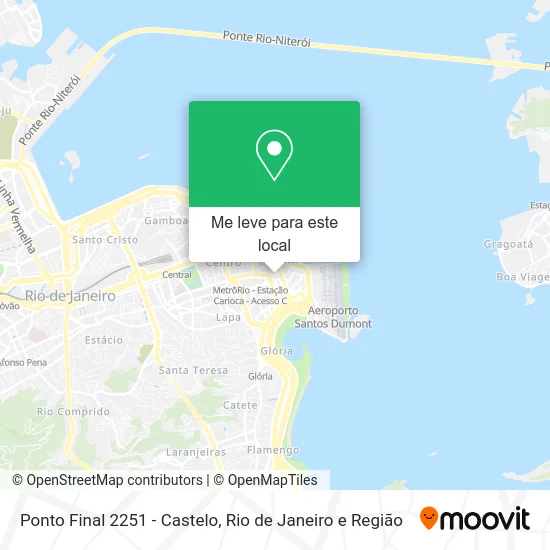 Ponto Final 2251 - Castelo mapa