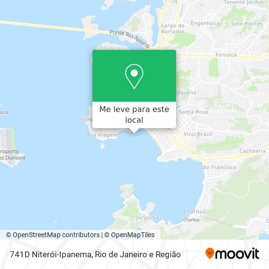 741D Niterói-Ipanema mapa