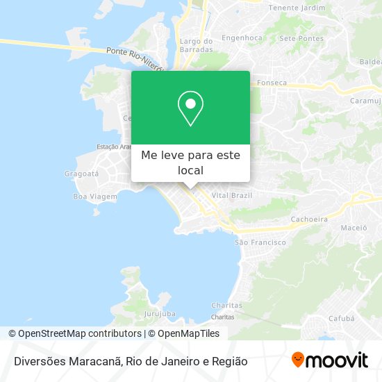 Diversões Maracanã mapa