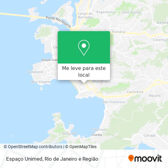 Espaço Unimed mapa