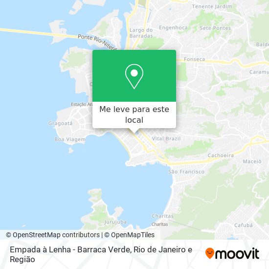 Empada à Lenha - Barraca Verde mapa