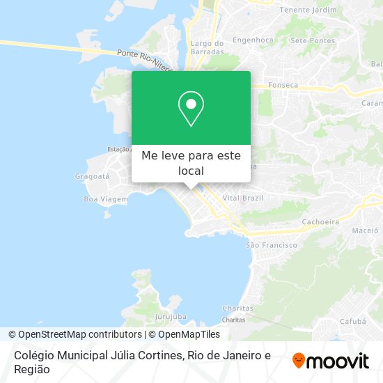 Colégio Municipal Júlia Cortines mapa