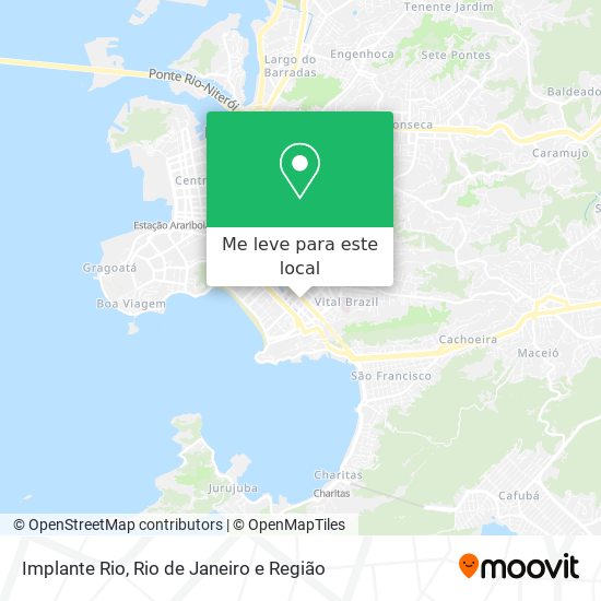 Implante Rio mapa