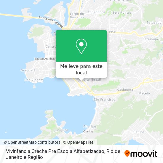Vivinfancia Creche Pre Escola Alfabetizacao mapa