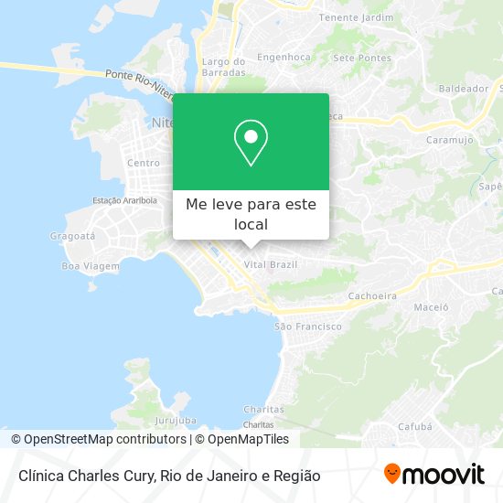 Clínica Charles Cury mapa