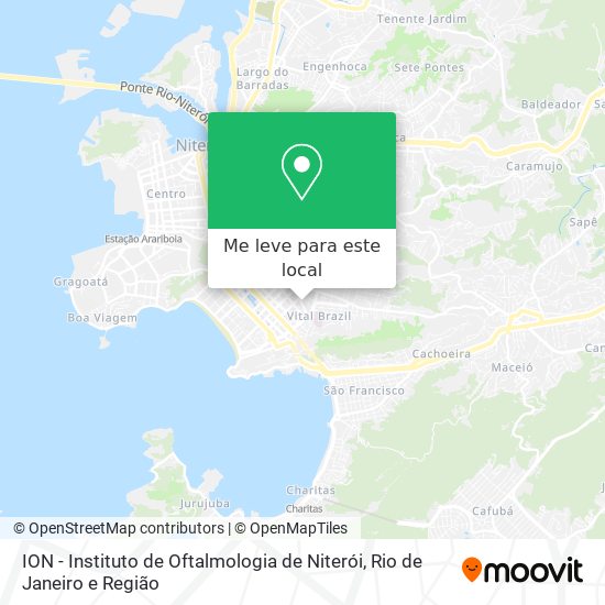 ION - Instituto de Oftalmologia de Niterói mapa