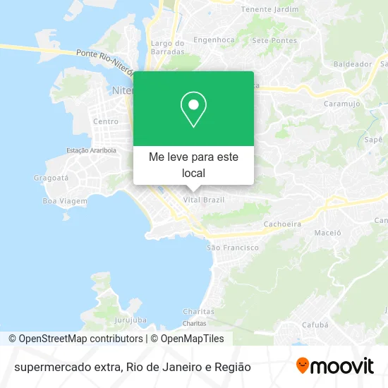 supermercado extra mapa