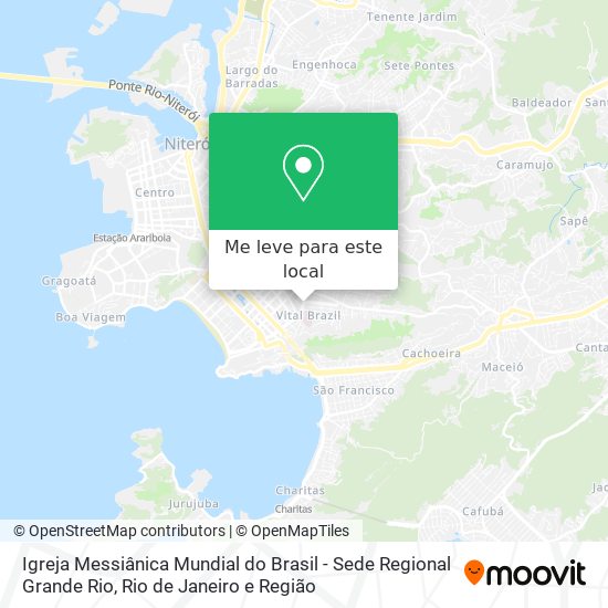 Igreja Messiânica Mundial do Brasil - Sede Regional Grande Rio mapa