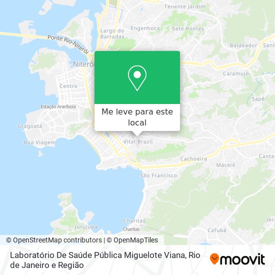Laboratório De Saúde Pública Miguelote Viana mapa