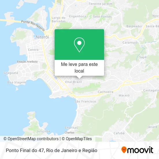 Ponto Final do 47 mapa