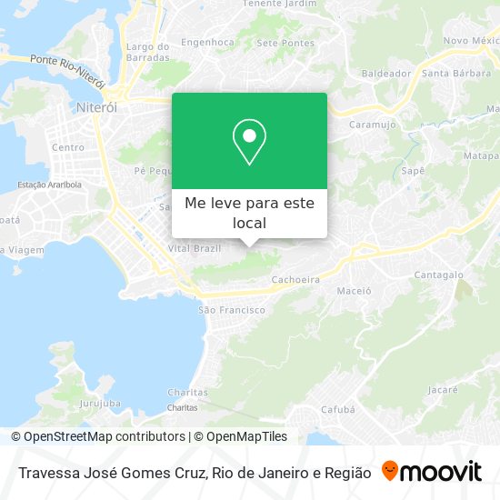 Travessa José Gomes Cruz mapa