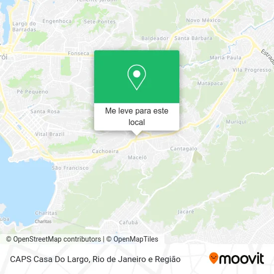 CAPS Casa Do Largo mapa