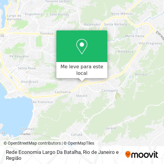 Rede Economia Largo Da Batalha mapa