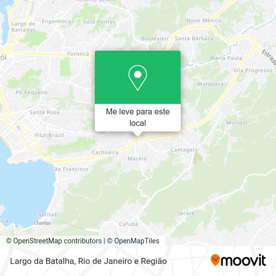 Largo da Batalha mapa