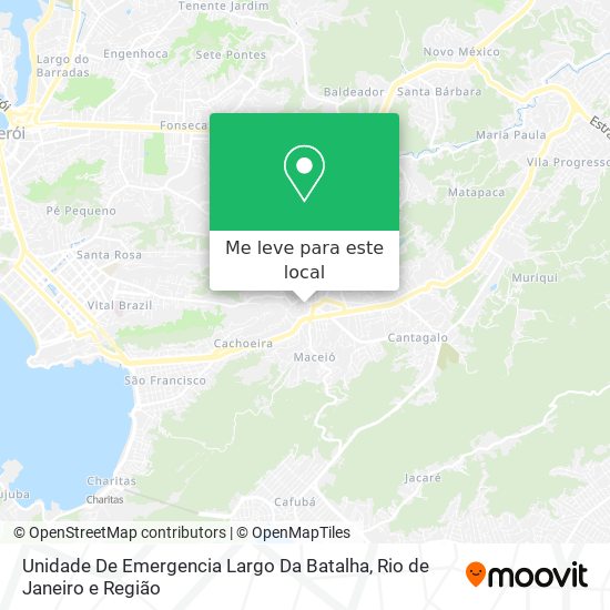 Unidade De Emergencia Largo Da Batalha mapa