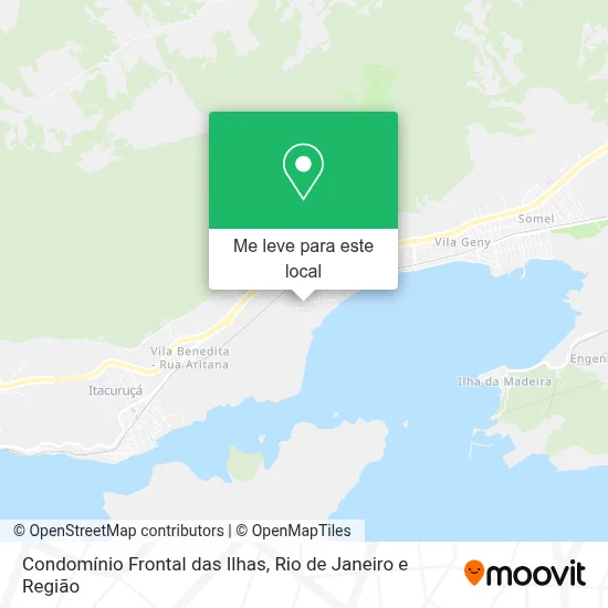 Condomínio Frontal das Ilhas mapa