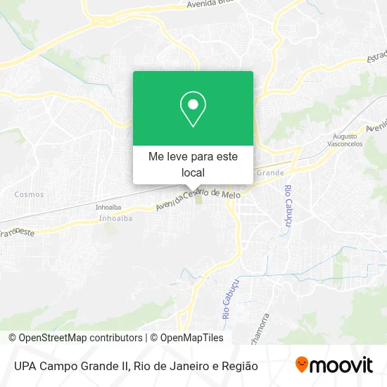 UPA Campo Grande II mapa