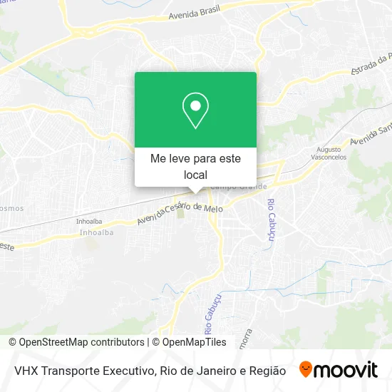 VHX Transporte Executivo mapa