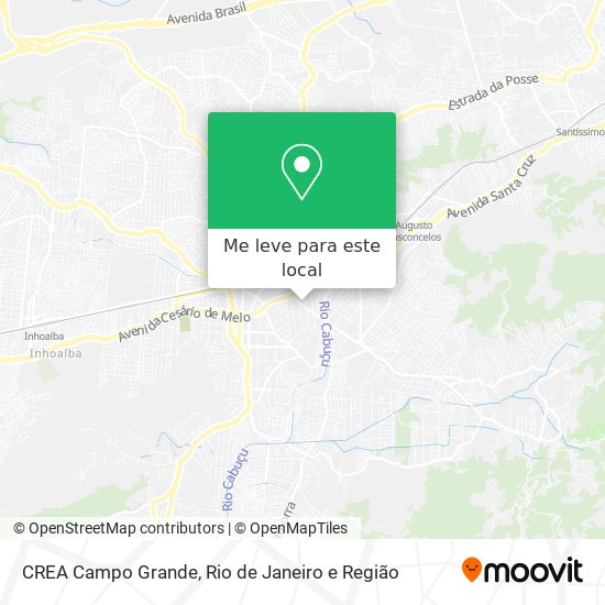 CREA Campo Grande mapa
