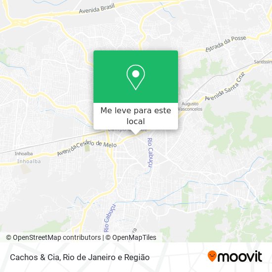 Cachos & Cia mapa
