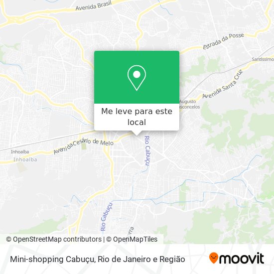 Mini-shopping Cabuçu mapa