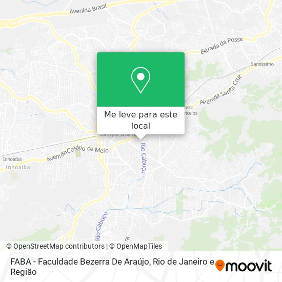FABA - Faculdade Bezerra De Araújo mapa