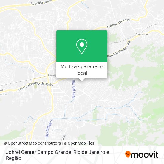 Johrei Center Campo Grande mapa