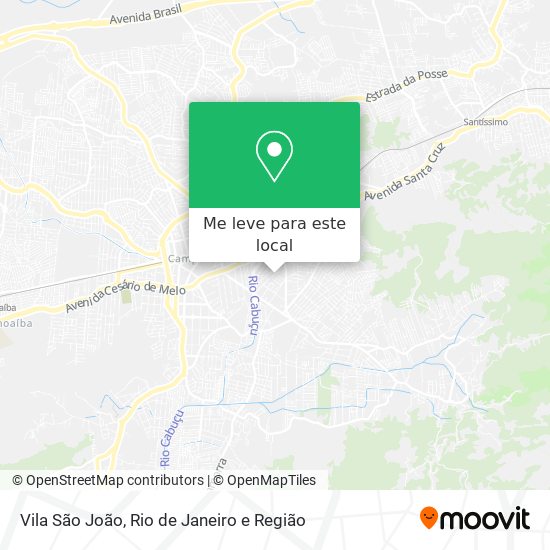 Vila São João mapa