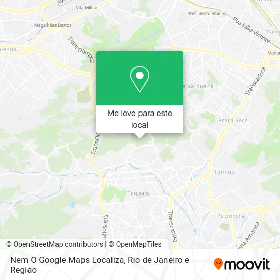 Nem O Google Maps Localiza mapa