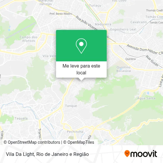 Vila Da Light mapa