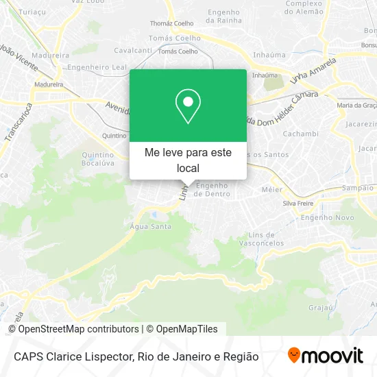 CAPS Clarice Lispector mapa