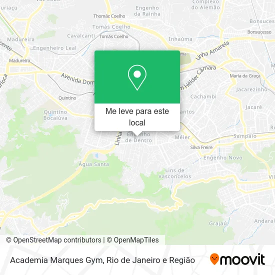 Academia Marques Gym mapa