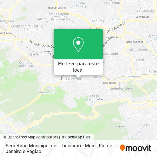 Secretaria Municipal de Urbanismo - Meier mapa