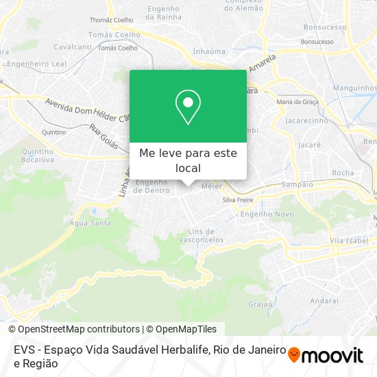 EVS - Espaço Vida Saudável Herbalife mapa