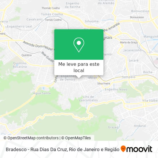 Bradesco - Rua Dias Da Cruz mapa