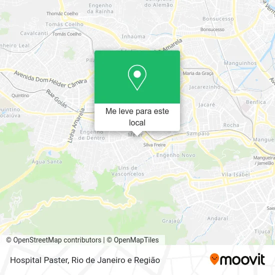 Hospital Paster mapa