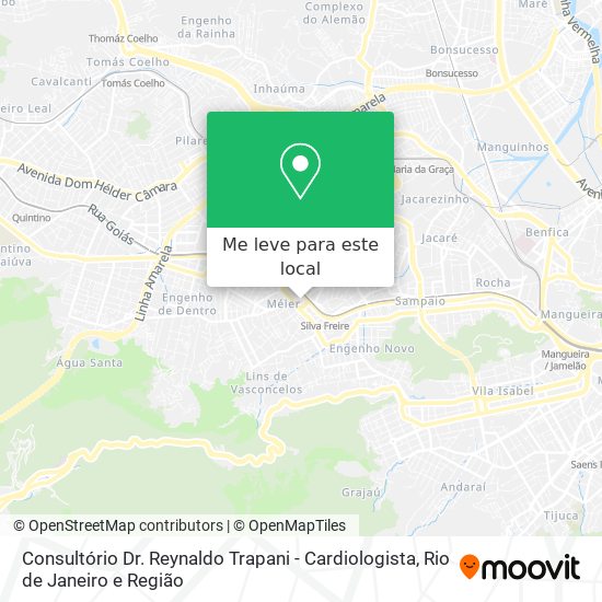 Consultório Dr. Reynaldo Trapani - Cardiologista mapa