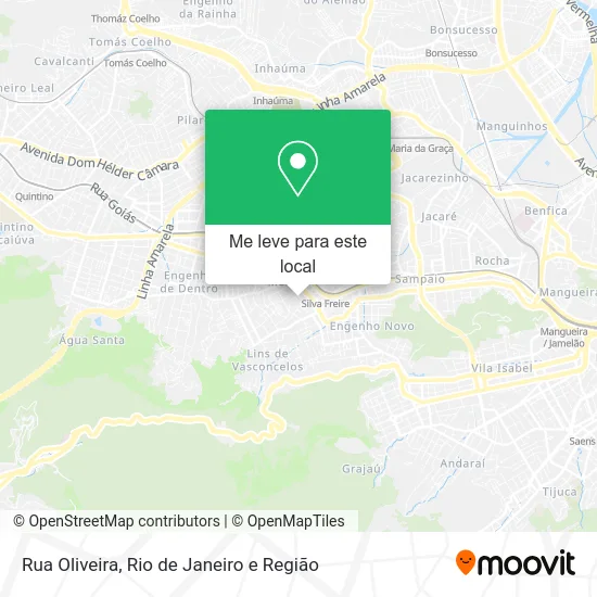 Rua Oliveira mapa
