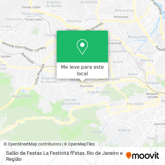 Salão de Festas La Festivitá fFstas mapa