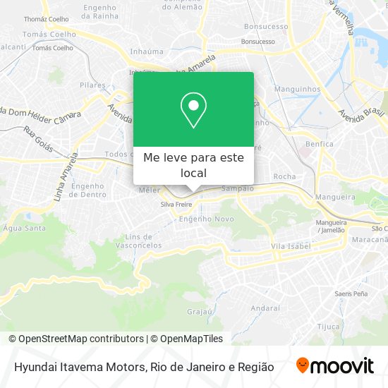 Hyundai Itavema Motors mapa