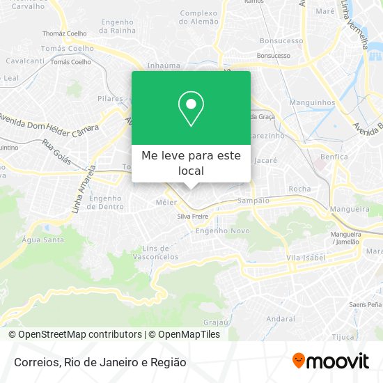 Correios mapa