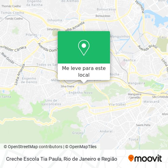 Creche Escola Tia Paula mapa
